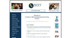 Desktop Screenshot of norcaltesting.com